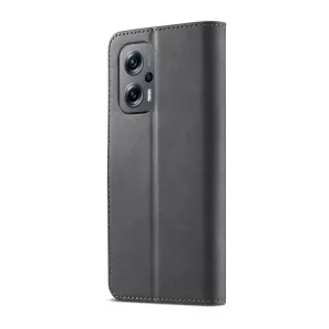 IMEEKE Peňaženkový kryt Xiaomi Poco M5 čierny