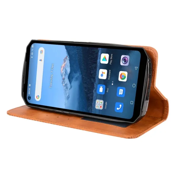 BUSINESS Peňaženkový kryt pre Oukitel WP16 hnedý