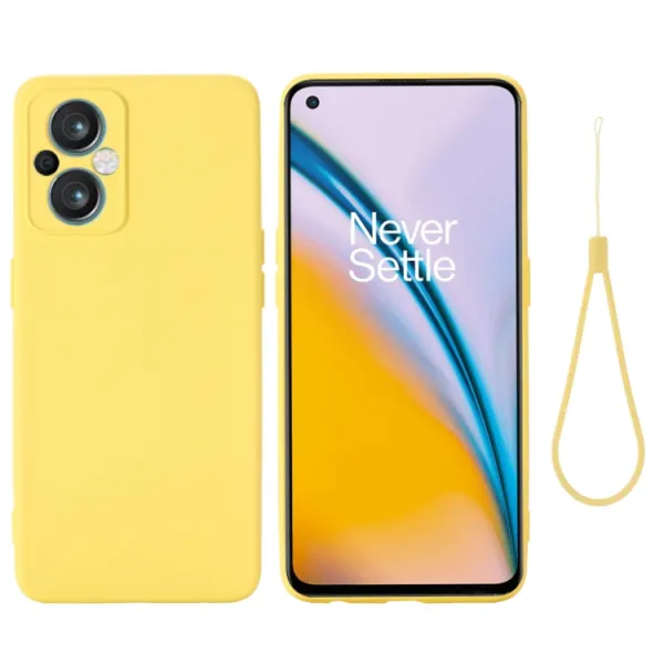 RUBBER Ochranný kryt pre Oppo Reno7 Lite 5G žltý