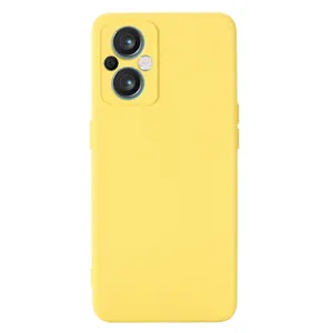 RUBBER Ochranný kryt pre Oppo Reno7 Lite 5G žltý