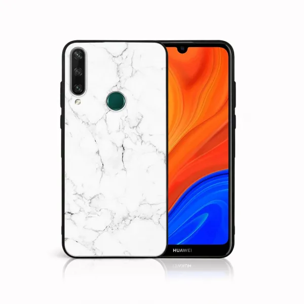 MY ART Ochranný obal Huawei Y6p -WHITE MARBLE (144)