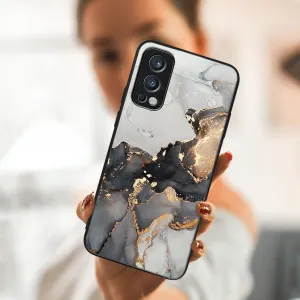 MY ART Ochranný obal OnePlus Nord 2 5G -GREY MARBLE (140)
