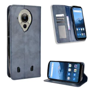 BUSINESS Peňaženkový kryt pre Oukitel WP16 modrý
