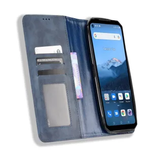 BUSINESS Peňaženkový kryt pre Oukitel WP16 modrý