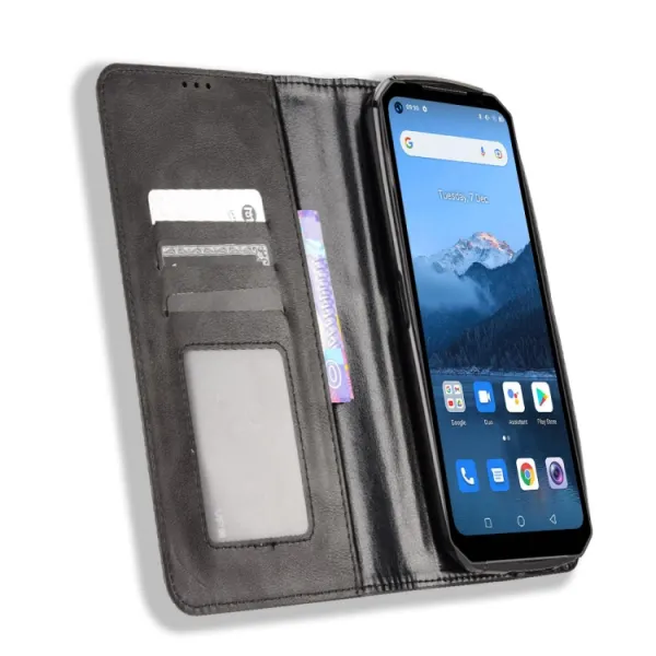 BUSINESS Peňaženkový kryt pre Oukitel WP16 čierny