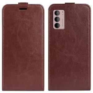 Vyklápacie puzdro Motorola Moto G42 hnedé