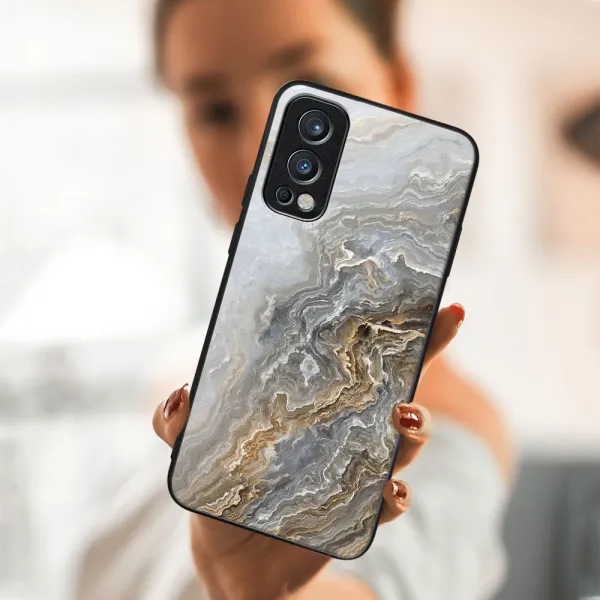 MY ART Ochranný obal OnePlus Nord 2 5G -BEIGE (151)