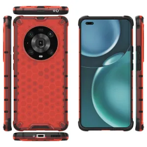 HONEYCOMB Ochranný kryt Honor Magic4 Pro 5G červený
