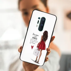 MY ART Ochranný obal OnePlus 8 Pro -RED DRESS (137)
