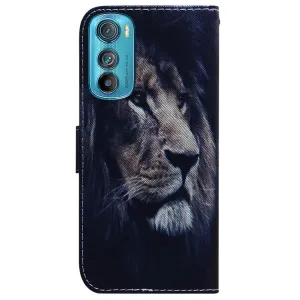 ART Peňaženkový kryt Motorola Edge 30 LION