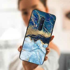 MY ART Ochranný obal OnePlus 8 Pro -BLUE MARBLE (141)