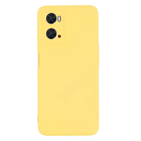 RUBBER Ochranný kryt pre Oppo A96 žltý
