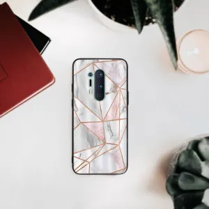 MY ART Ochranný obal OnePlus 8 Pro -PINK MARBLE (143)