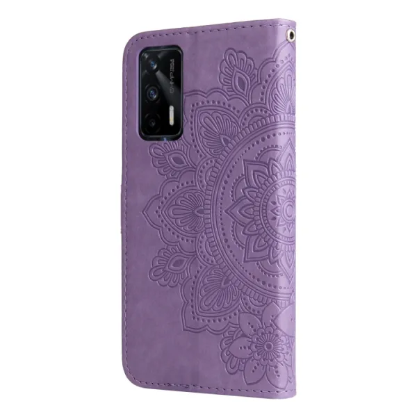 ART Peňaženkový kryt Realme GT Master Edition MANDALA fialový