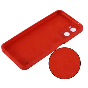 RUBBER Ochranný kryt pre Oppo A96 červený