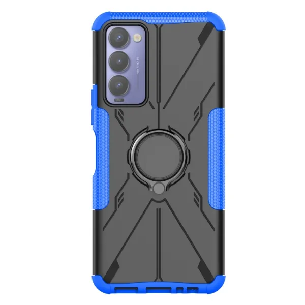HOLD Odolný kryt s držiakom Tecno Camon 18 modrý