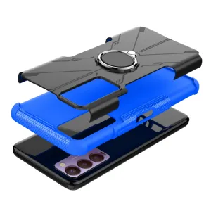 HOLD Odolný kryt s držiakom Tecno Camon 18 modrý