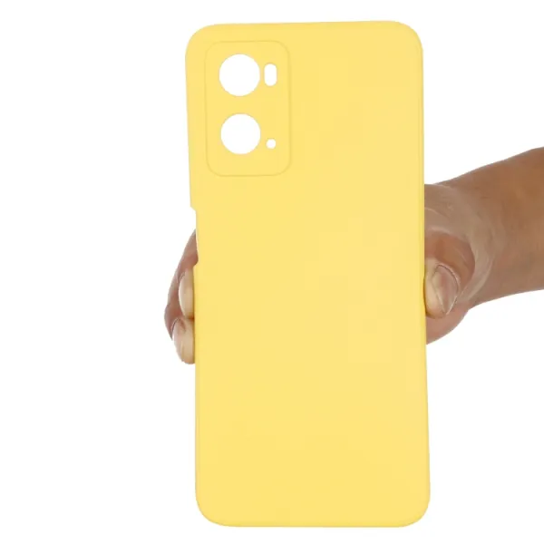 RUBBER Ochranný kryt pre Oppo A96 žltý