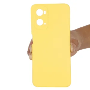 RUBBER Ochranný kryt pre Oppo A96 žltý