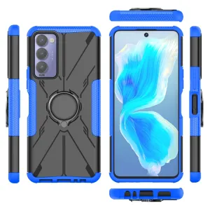 HOLD Odolný kryt s držiakom Tecno Camon 18 modrý