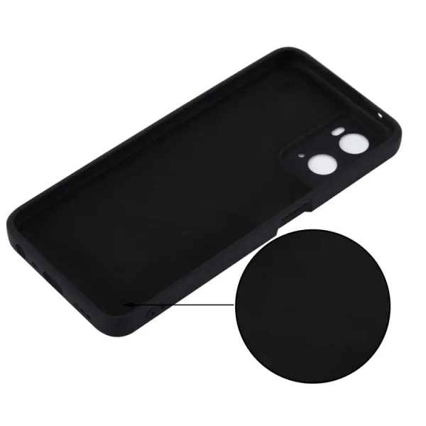 RUBBER Ochranný kryt pre Oppo A96 čierny