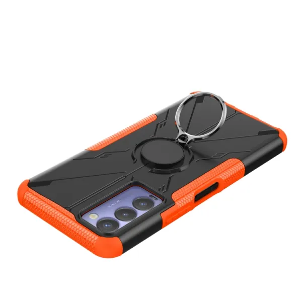 HOLD Odolný kryt s držiakom Tecno Camon 18 oranžový