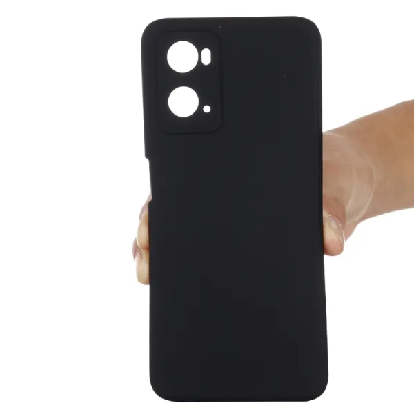 RUBBER Ochranný kryt pre Oppo A96 čierny