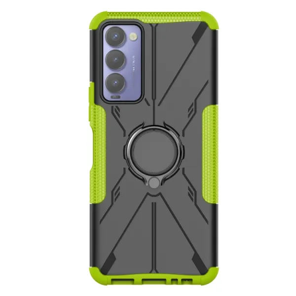 HOLD Odolný kryt s držiakom Tecno Camon 18 zelený