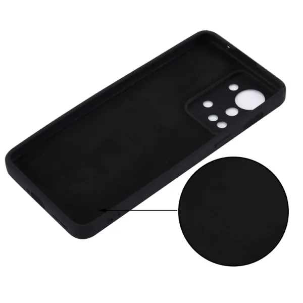 RUBBER Ochranný kryt pre OnePlus Nord 2T 5G čierny