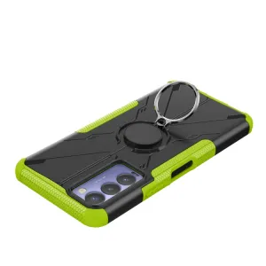 HOLD Odolný kryt s držiakom Tecno Camon 18 zelený