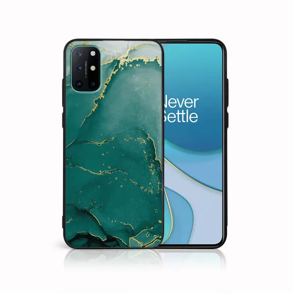 MY ART Ochranný obal OnePlus 8T -GREEN MARBLE (145)