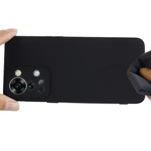 RUBBER Ochranný kryt pre OnePlus Nord 2T 5G čierny