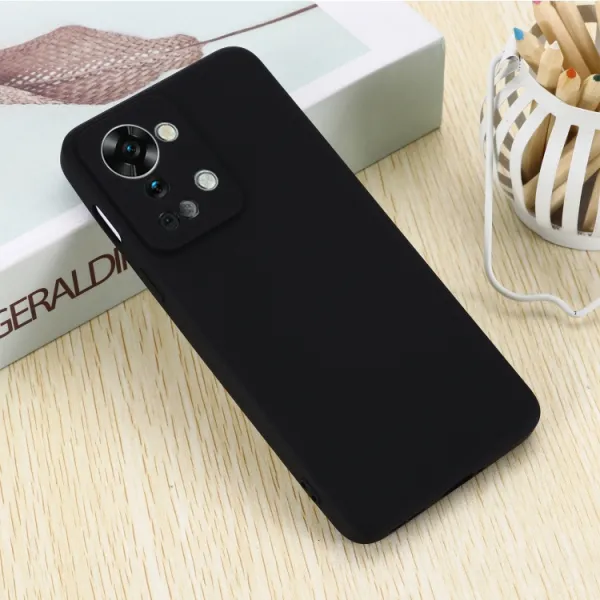 RUBBER Ochranný kryt pre OnePlus Nord 2T 5G čierny