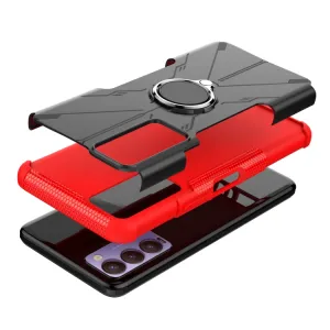 HOLD Odolný kryt s držiakom Tecno Camon 18 červený
