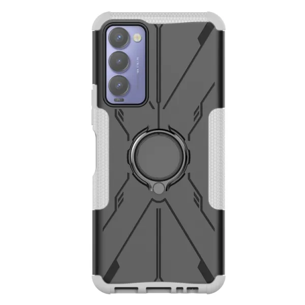 HOLD Odolný kryt s držiakom Tecno Camon 18 biely