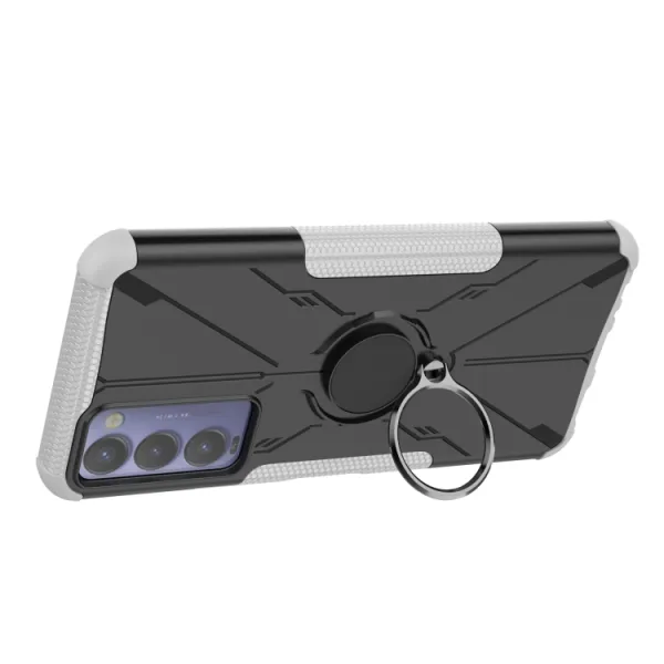 HOLD Odolný kryt s držiakom Tecno Camon 18 biely