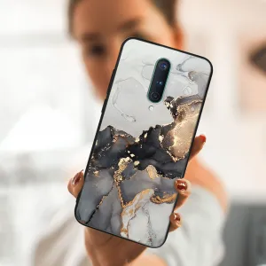 MY ART Ochranný obal OnePlus 8 -GREY MARBLE (140)