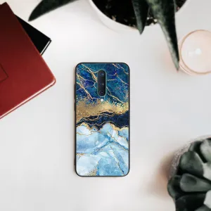 MY ART Ochranný obal OnePlus 8 -BLUE MARBLE (141)