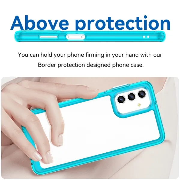 CRYSTAL Ochranný kryt Samsung Galaxy A13 tyrkysový