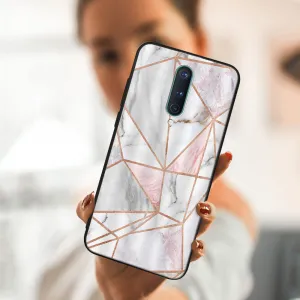 MY ART Ochranný obal OnePlus 8 -PINK MARBLE (143)