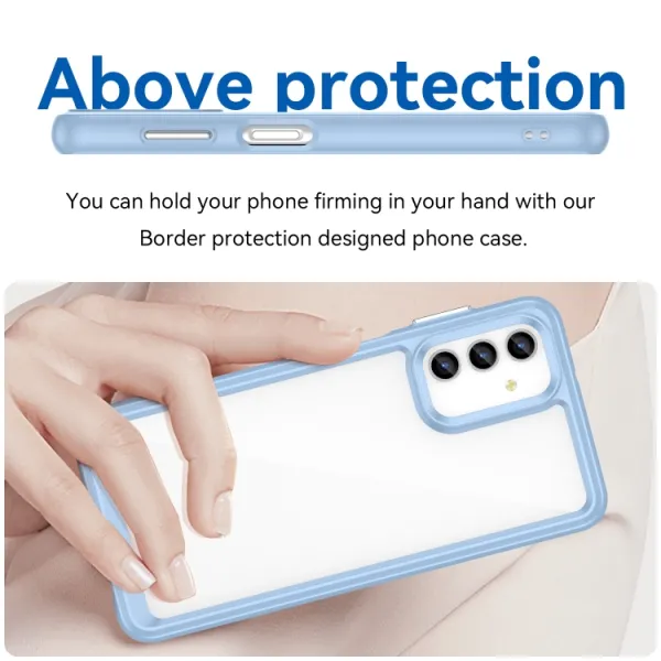 CRYSTAL Ochranný kryt Samsung Galaxy A13 modrý