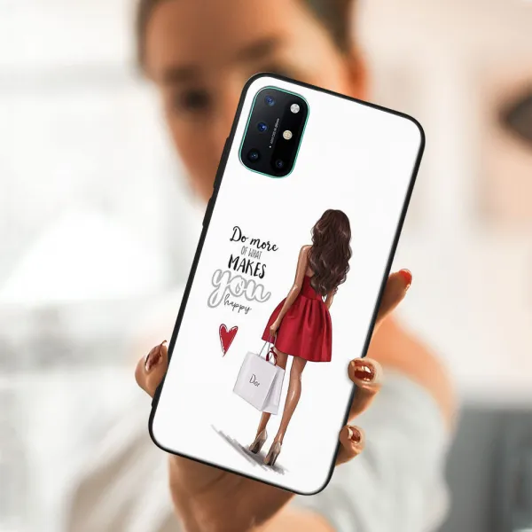 MY ART Ochranný obal OnePlus 8T -RED DRESS (137)