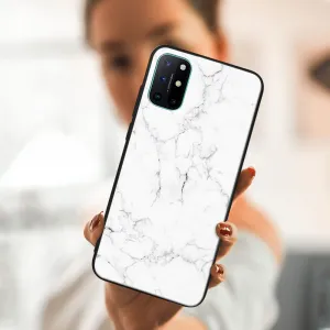 MY ART Ochranný obal OnePlus 8T -WHITE MARBLE (144)
