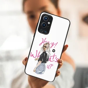 MY ART Ochranný obal OnePlus 9 Pro -WHATSUP (132)