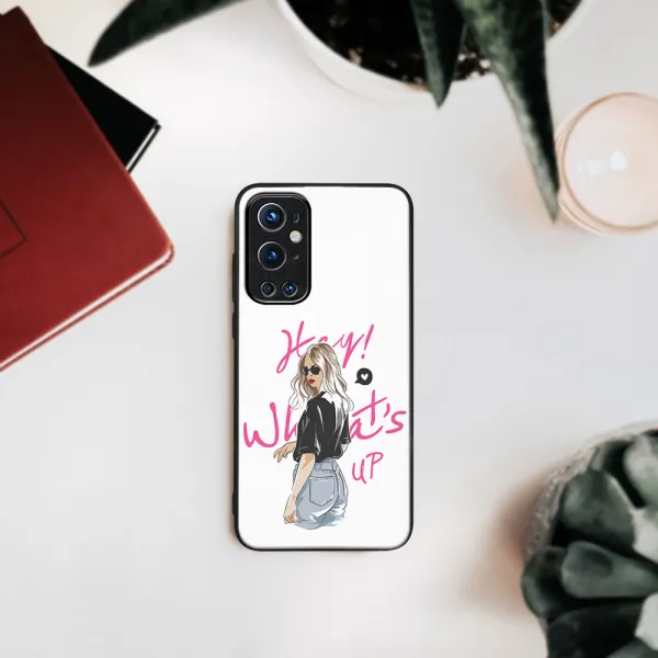 MY ART Ochranný obal OnePlus 9 Pro -WHATSUP (132)