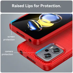 FLEXI TPU Kryt pre Xiaomi Poco X4 GT červený