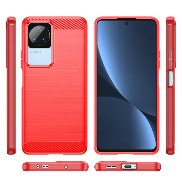 FLEXI TPU Kryt pre Xiaomi Poco F4 červený