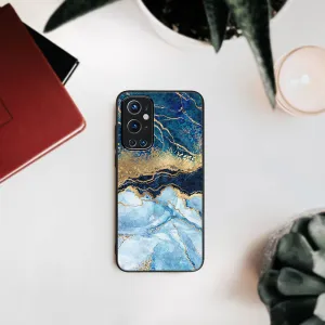 MY ART Ochranný obal OnePlus 9 Pro -BLUE MARBLE (141)