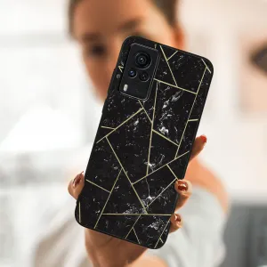MY ART Ochranný obal Vivo X60 Pro 5G -POLYGONAL (150)