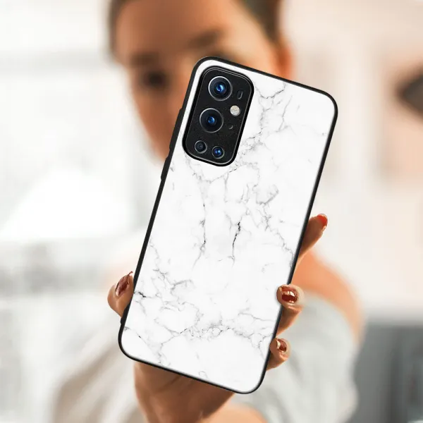 MY ART Ochranný obal OnePlus 9 Pro -WHITE MARBLE (144)